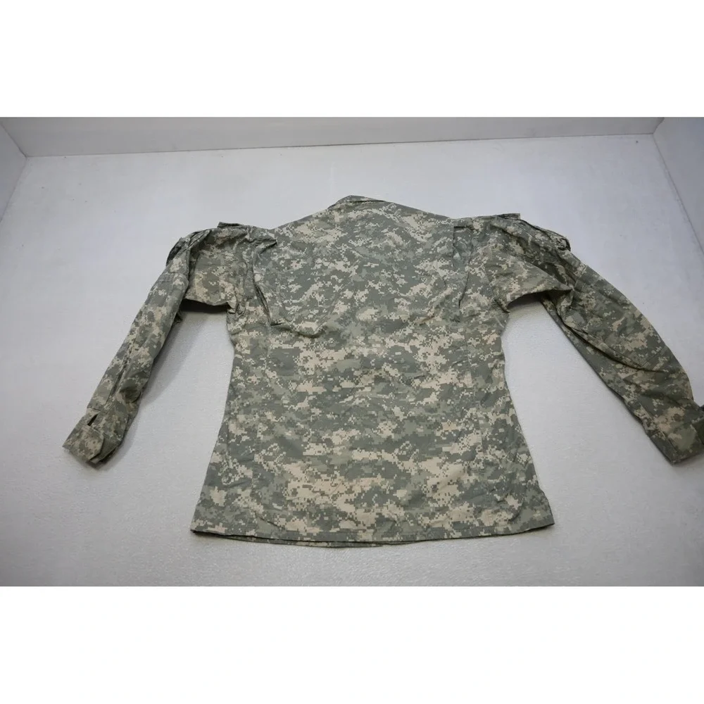 US Military ACU Field‎ Jacket Mens Medium Long Camo Digital UCP Tactical Good
